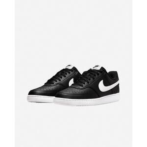 NWT Nike Men's Court Vision Low Next Nature Shoes Sneaker, Black/White-SZ 10